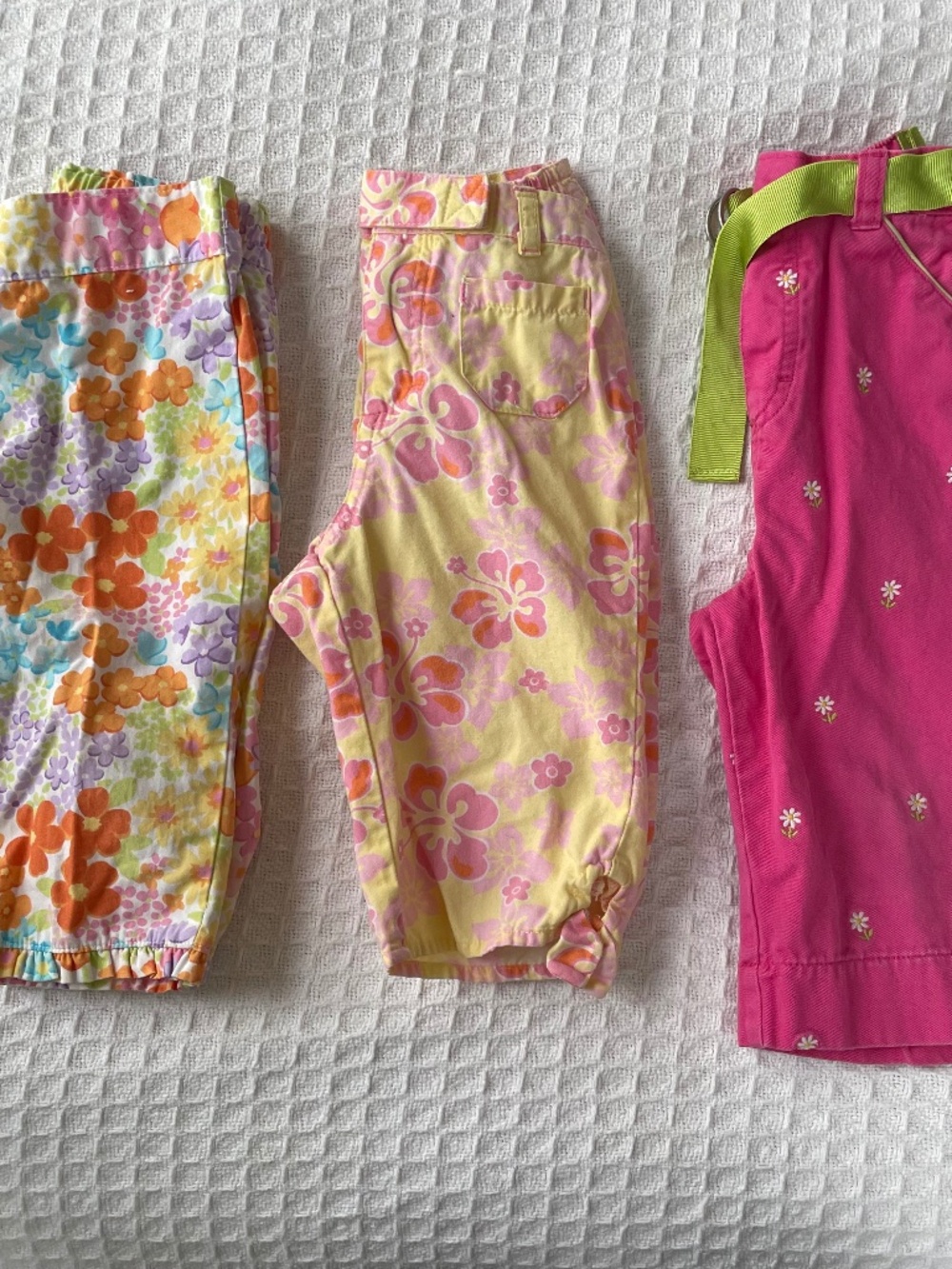 bundle of 3 pairs Vintage floral pants - size 24m/2T